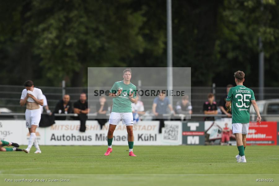 Fundamentum Sportpark, Karlburg, 21.06.2024, sport, action, BFV, Fussball, Regionalliga Bayern, Bayernliga Nord, Landesfreundschaftsspiele, FCS, TSV, 1. FC Schweinfurt 1905, TSV Karlburg - Bild-ID: 2416200