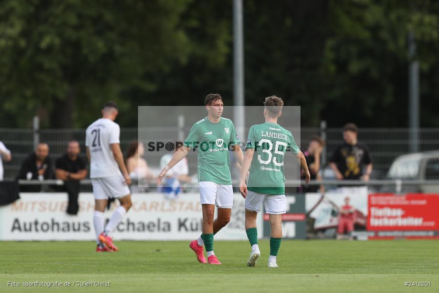 Fundamentum Sportpark, Karlburg, 21.06.2024, sport, action, BFV, Fussball, Regionalliga Bayern, Bayernliga Nord, Landesfreundschaftsspiele, FCS, TSV, 1. FC Schweinfurt 1905, TSV Karlburg - Bild-ID: 2416201