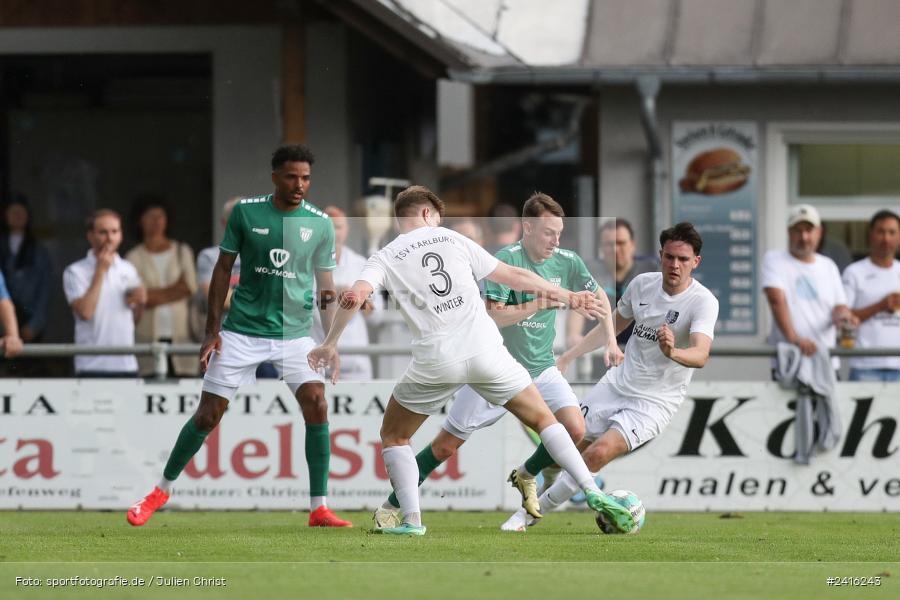 Fundamentum Sportpark, Karlburg, 21.06.2024, sport, action, BFV, Fussball, Regionalliga Bayern, Bayernliga Nord, Landesfreundschaftsspiele, FCS, TSV, 1. FC Schweinfurt 1905, TSV Karlburg - Bild-ID: 2416243