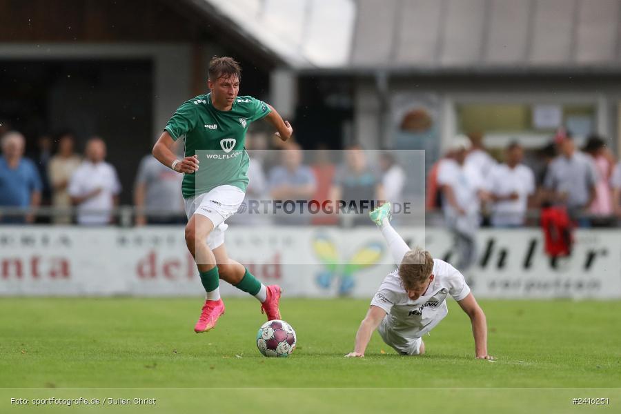Fundamentum Sportpark, Karlburg, 21.06.2024, sport, action, BFV, Fussball, Regionalliga Bayern, Bayernliga Nord, Landesfreundschaftsspiele, FCS, TSV, 1. FC Schweinfurt 1905, TSV Karlburg - Bild-ID: 2416251