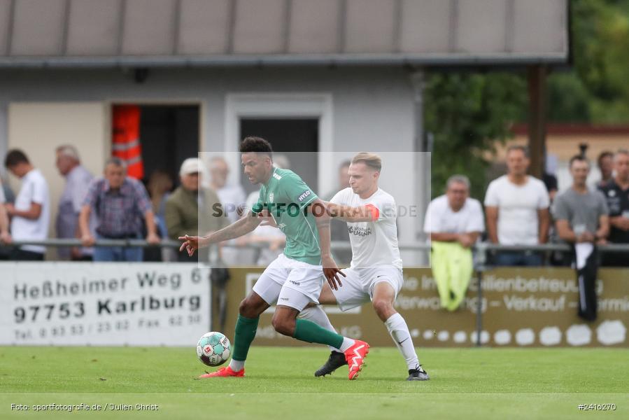 Fundamentum Sportpark, Karlburg, 21.06.2024, sport, action, BFV, Fussball, Regionalliga Bayern, Bayernliga Nord, Landesfreundschaftsspiele, FCS, TSV, 1. FC Schweinfurt 1905, TSV Karlburg - Bild-ID: 2416270