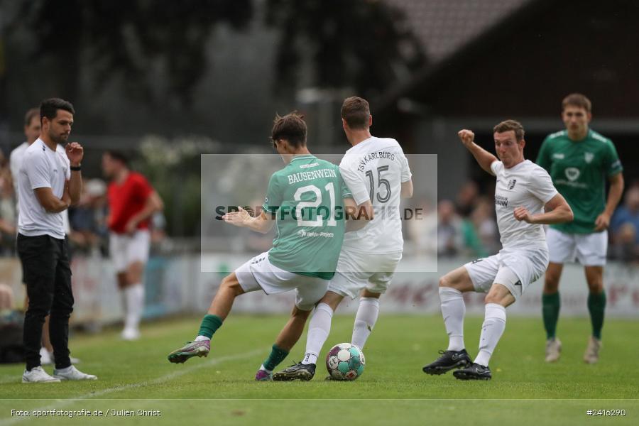 Fundamentum Sportpark, Karlburg, 21.06.2024, sport, action, BFV, Fussball, Regionalliga Bayern, Bayernliga Nord, Landesfreundschaftsspiele, FCS, TSV, 1. FC Schweinfurt 1905, TSV Karlburg - Bild-ID: 2416290