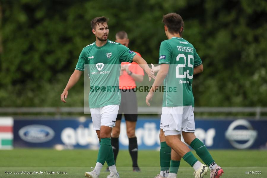 Fundamentum Sportpark, Karlburg, 21.06.2024, sport, action, BFV, Fussball, Regionalliga Bayern, Bayernliga Nord, Landesfreundschaftsspiele, FCS, TSV, 1. FC Schweinfurt 1905, TSV Karlburg - Bild-ID: 2416333