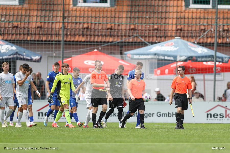 Sportgelände, Haibach, 23.06.2024, sport, action, BFV, Fussball, Regionalliga Bayern, Hessenliga, Finale, Maulaff Bräu Cup, FCB, SVA, FC Bayern Alzenau, SV Viktoria Aschaffenburg - Bild-ID: 2416431