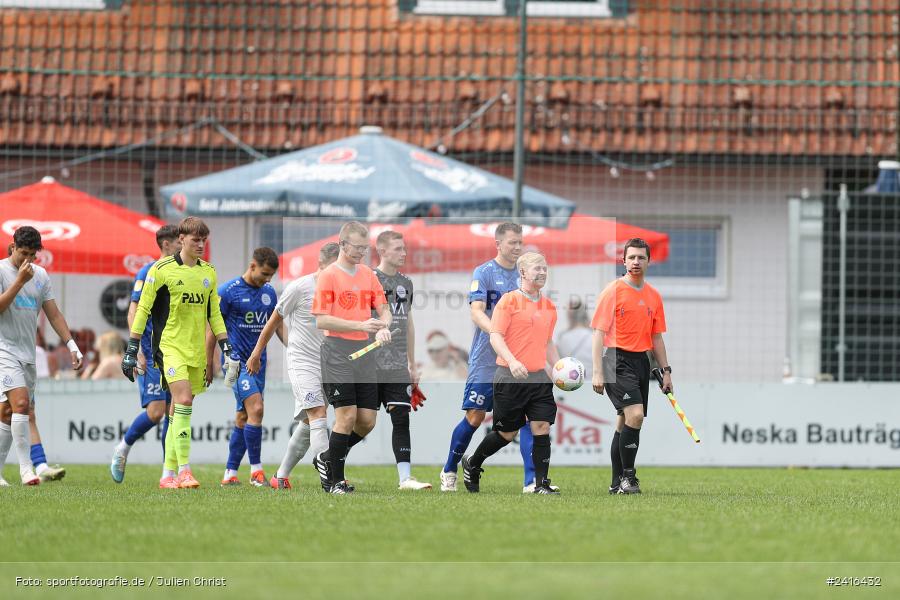 Sportgelände, Haibach, 23.06.2024, sport, action, BFV, Fussball, Regionalliga Bayern, Hessenliga, Finale, Maulaff Bräu Cup, FCB, SVA, FC Bayern Alzenau, SV Viktoria Aschaffenburg - Bild-ID: 2416432