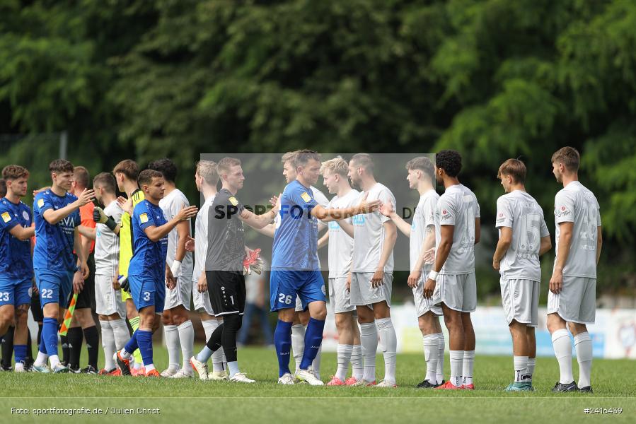 Sportgelände, Haibach, 23.06.2024, sport, action, BFV, Fussball, Regionalliga Bayern, Hessenliga, Finale, Maulaff Bräu Cup, FCB, SVA, FC Bayern Alzenau, SV Viktoria Aschaffenburg - Bild-ID: 2416439