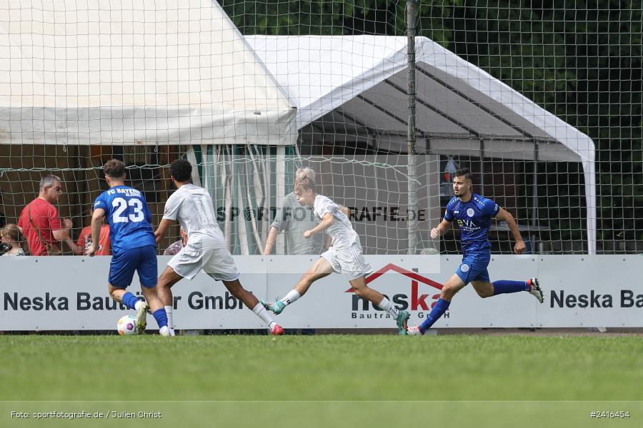 Sportgelände, Haibach, 23.06.2024, sport, action, BFV, Fussball, Regionalliga Bayern, Hessenliga, Finale, Maulaff Bräu Cup, FCB, SVA, FC Bayern Alzenau, SV Viktoria Aschaffenburg - Bild-ID: 2416454 Sportgelände, Haibach, 23.06.2024, sport, action, BFV, Fussball, Regionalliga Bayern, Hessenliga, Finale, Maulaff Bräu Cup, FCB, SVA, FC Bayern Alzenau, SV Viktoria Aschaffenburg - Bild-ID: 2416454