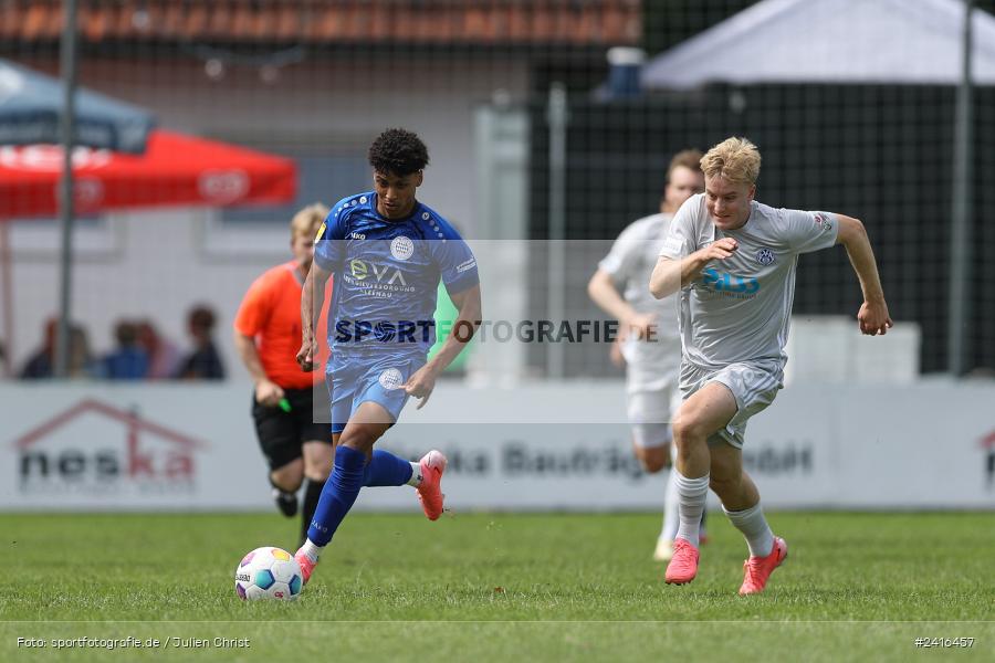 Sportgelände, Haibach, 23.06.2024, sport, action, BFV, Fussball, Regionalliga Bayern, Hessenliga, Finale, Maulaff Bräu Cup, FCB, SVA, FC Bayern Alzenau, SV Viktoria Aschaffenburg - Bild-ID: 2416457