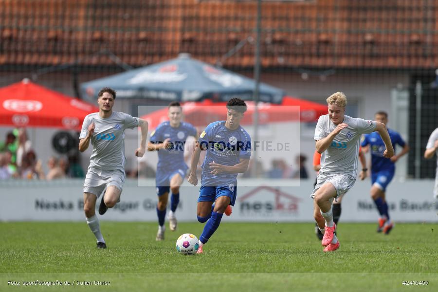 Sportgelände, Haibach, 23.06.2024, sport, action, BFV, Fussball, Regionalliga Bayern, Hessenliga, Finale, Maulaff Bräu Cup, FCB, SVA, FC Bayern Alzenau, SV Viktoria Aschaffenburg - Bild-ID: 2416459