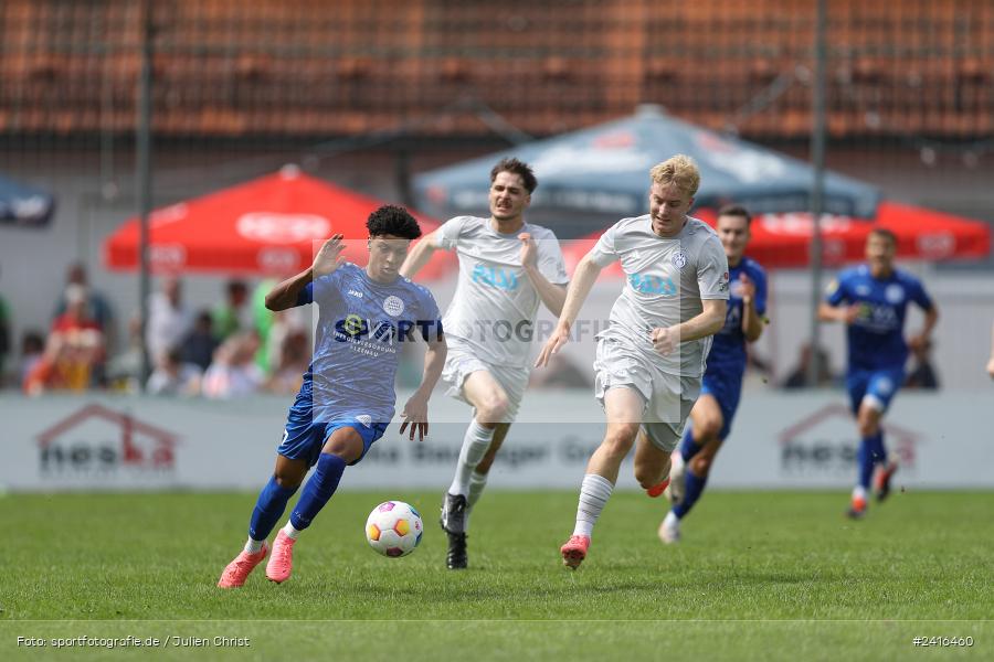 Sportgelände, Haibach, 23.06.2024, sport, action, BFV, Fussball, Regionalliga Bayern, Hessenliga, Finale, Maulaff Bräu Cup, FCB, SVA, FC Bayern Alzenau, SV Viktoria Aschaffenburg - Bild-ID: 2416460