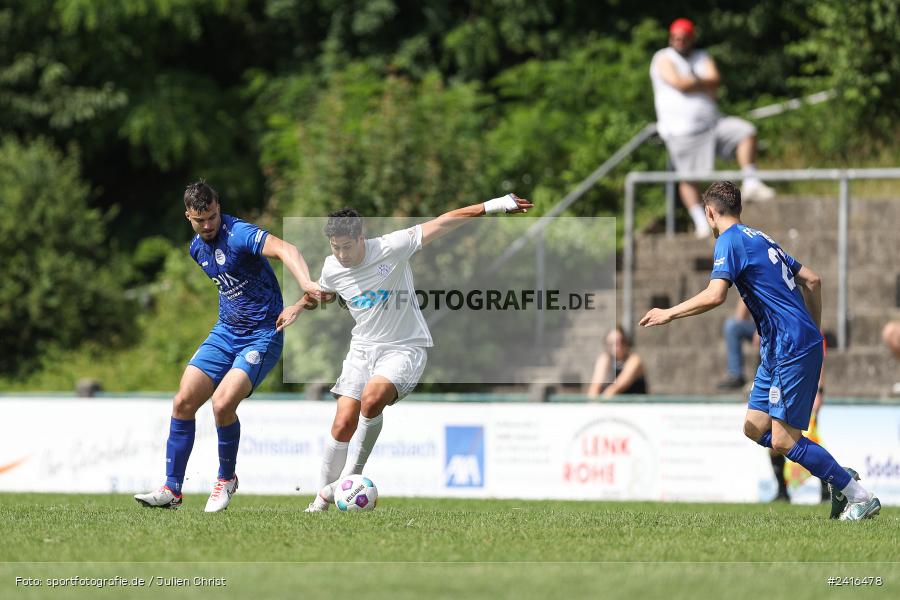 Sportgelände, Haibach, 23.06.2024, sport, action, BFV, Fussball, Regionalliga Bayern, Hessenliga, Finale, Maulaff Bräu Cup, FCB, SVA, FC Bayern Alzenau, SV Viktoria Aschaffenburg - Bild-ID: 2416478