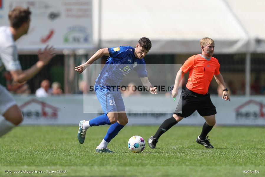 Sportgelände, Haibach, 23.06.2024, sport, action, BFV, Fussball, Regionalliga Bayern, Hessenliga, Finale, Maulaff Bräu Cup, FCB, SVA, FC Bayern Alzenau, SV Viktoria Aschaffenburg - Bild-ID: 2416480