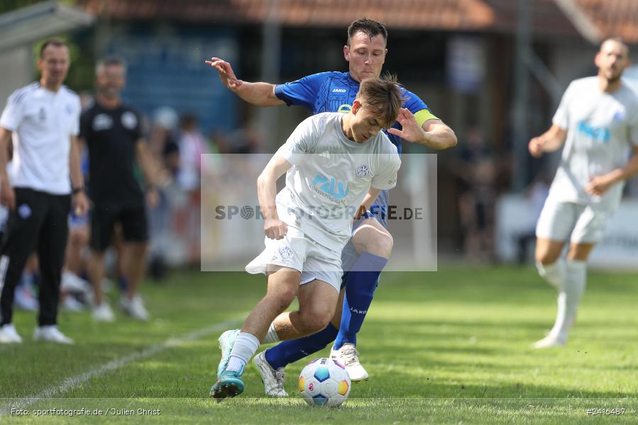 Sportgelände, Haibach, 23.06.2024, sport, action, BFV, Fussball, Regionalliga Bayern, Hessenliga, Finale, Maulaff Bräu Cup, FCB, SVA, FC Bayern Alzenau, SV Viktoria Aschaffenburg - Bild-ID: 2416487
