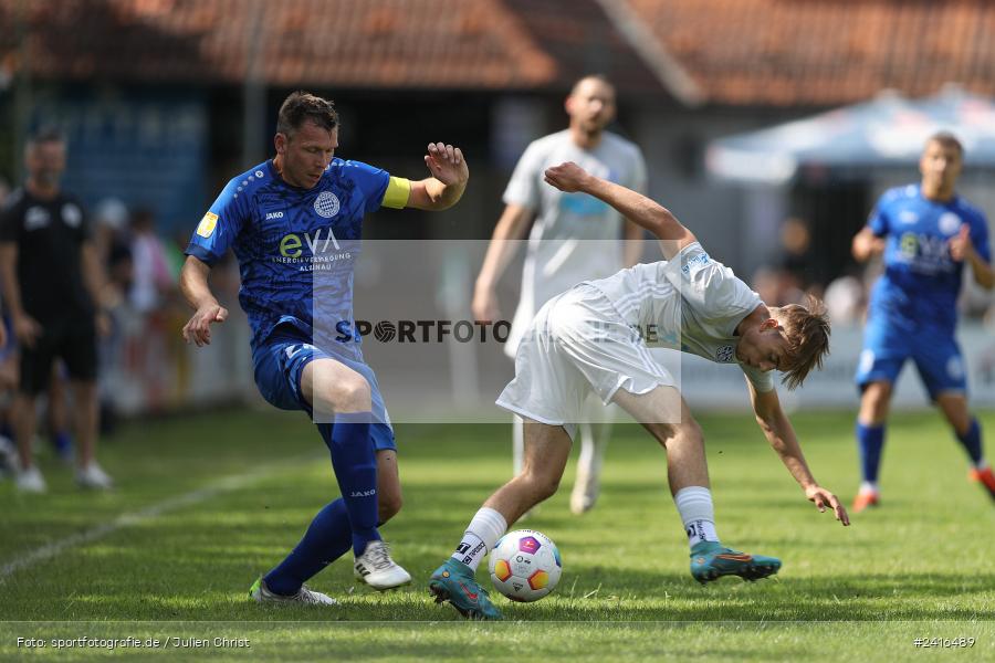 Sportgelände, Haibach, 23.06.2024, sport, action, BFV, Fussball, Regionalliga Bayern, Hessenliga, Finale, Maulaff Bräu Cup, FCB, SVA, FC Bayern Alzenau, SV Viktoria Aschaffenburg - Bild-ID: 2416489