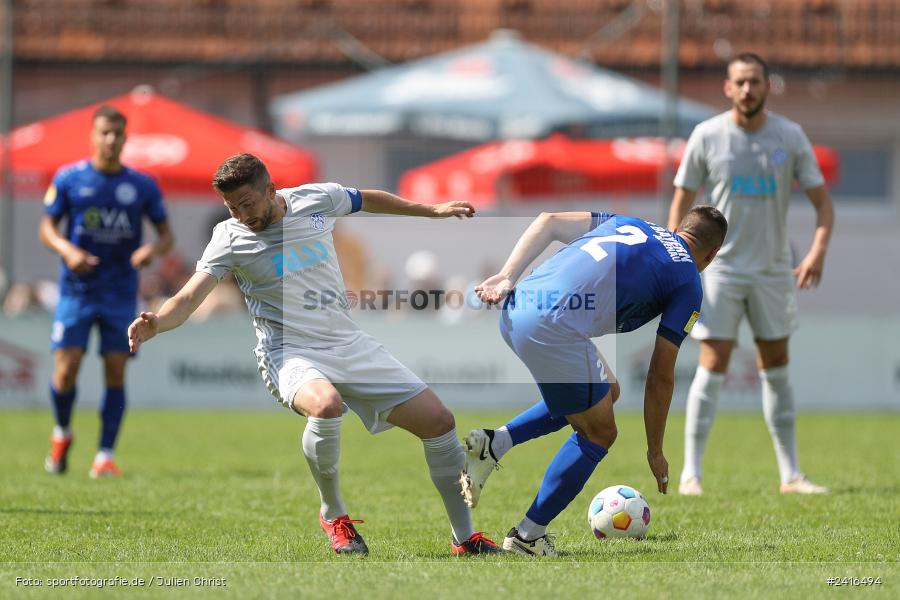 Sportgelände, Haibach, 23.06.2024, sport, action, BFV, Fussball, Regionalliga Bayern, Hessenliga, Finale, Maulaff Bräu Cup, FCB, SVA, FC Bayern Alzenau, SV Viktoria Aschaffenburg - Bild-ID: 2416494