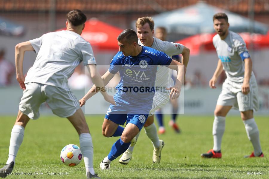 Sportgelände, Haibach, 23.06.2024, sport, action, BFV, Fussball, Regionalliga Bayern, Hessenliga, Finale, Maulaff Bräu Cup, FCB, SVA, FC Bayern Alzenau, SV Viktoria Aschaffenburg - Bild-ID: 2416496