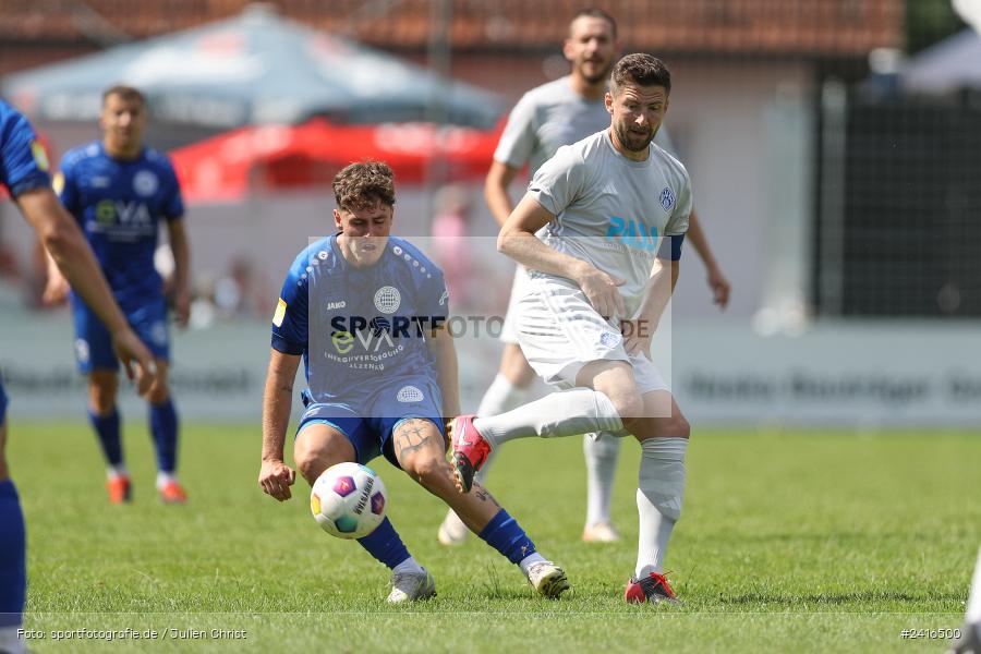 Sportgelände, Haibach, 23.06.2024, sport, action, BFV, Fussball, Regionalliga Bayern, Hessenliga, Finale, Maulaff Bräu Cup, FCB, SVA, FC Bayern Alzenau, SV Viktoria Aschaffenburg - Bild-ID: 2416500