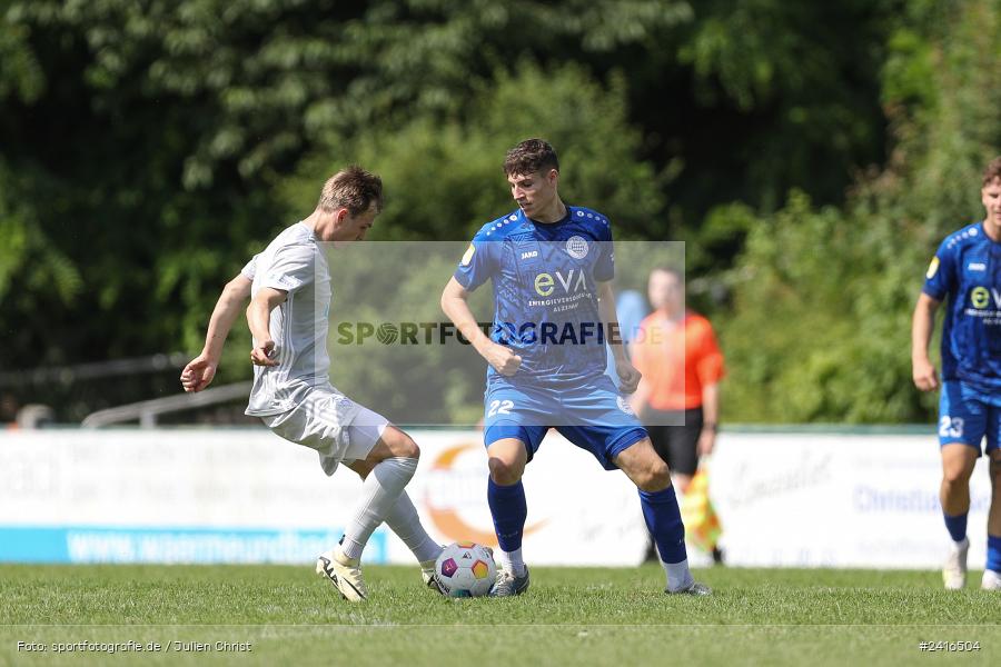 Sportgelände, Haibach, 23.06.2024, sport, action, BFV, Fussball, Regionalliga Bayern, Hessenliga, Finale, Maulaff Bräu Cup, FCB, SVA, FC Bayern Alzenau, SV Viktoria Aschaffenburg - Bild-ID: 2416504