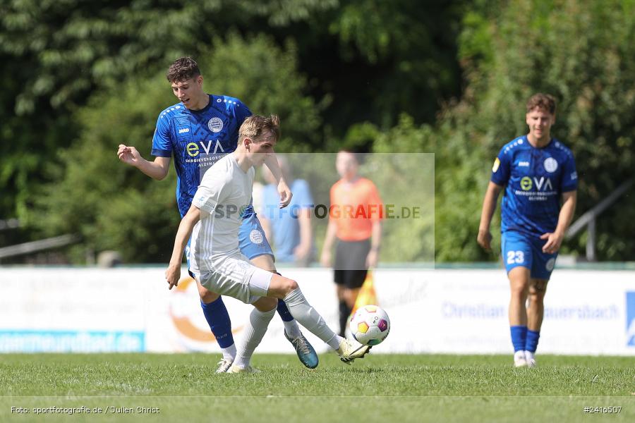 Sportgelände, Haibach, 23.06.2024, sport, action, BFV, Fussball, Regionalliga Bayern, Hessenliga, Finale, Maulaff Bräu Cup, FCB, SVA, FC Bayern Alzenau, SV Viktoria Aschaffenburg - Bild-ID: 2416507