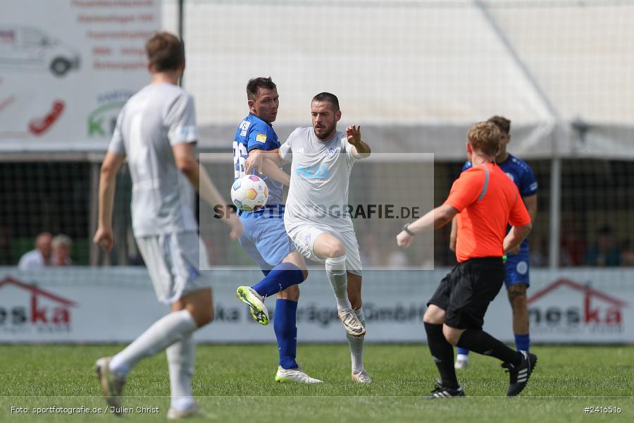 Sportgelände, Haibach, 23.06.2024, sport, action, BFV, Fussball, Regionalliga Bayern, Hessenliga, Finale, Maulaff Bräu Cup, FCB, SVA, FC Bayern Alzenau, SV Viktoria Aschaffenburg - Bild-ID: 2416516