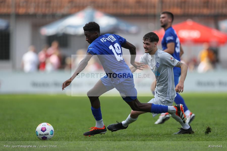 Sportgelände, Haibach, 23.06.2024, sport, action, BFV, Fussball, Regionalliga Bayern, Hessenliga, Finale, Maulaff Bräu Cup, FCB, SVA, FC Bayern Alzenau, SV Viktoria Aschaffenburg - Bild-ID: 2416543