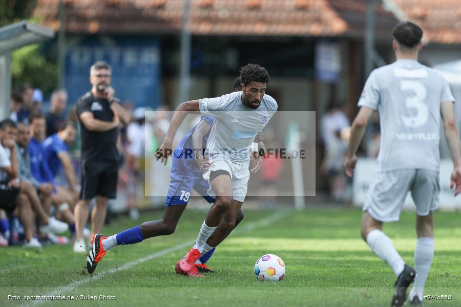Sportgelände, Haibach, 23.06.2024, sport, action, BFV, Fussball, Regionalliga Bayern, Hessenliga, Finale, Maulaff Bräu Cup, FCB, SVA, FC Bayern Alzenau, SV Viktoria Aschaffenburg - Bild-ID: 2416550