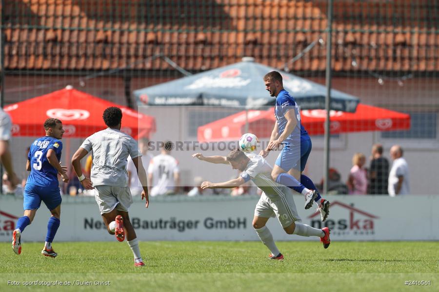 Sportgelände, Haibach, 23.06.2024, sport, action, BFV, Fussball, Regionalliga Bayern, Hessenliga, Finale, Maulaff Bräu Cup, FCB, SVA, FC Bayern Alzenau, SV Viktoria Aschaffenburg - Bild-ID: 2416561