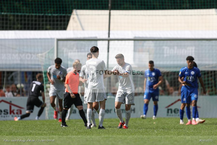 Sportgelände, Haibach, 23.06.2024, sport, action, BFV, Fussball, Regionalliga Bayern, Hessenliga, Finale, Maulaff Bräu Cup, FCB, SVA, FC Bayern Alzenau, SV Viktoria Aschaffenburg - Bild-ID: 2416570