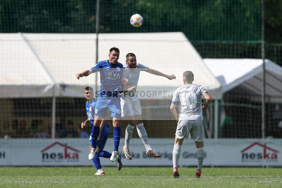Sportgelände, Haibach, 23.06.2024, sport, action, BFV, Fussball, Regionalliga Bayern, Hessenliga, Finale, Maulaff Bräu Cup, FCB, SVA, FC Bayern Alzenau, SV Viktoria Aschaffenburg - Bild-ID: 2416572