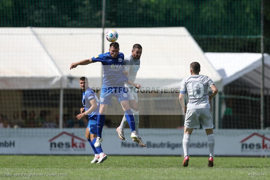 Sportgelände, Haibach, 23.06.2024, sport, action, BFV, Fussball, Regionalliga Bayern, Hessenliga, Finale, Maulaff Bräu Cup, FCB, SVA, FC Bayern Alzenau, SV Viktoria Aschaffenburg - Bild-ID: 2416574