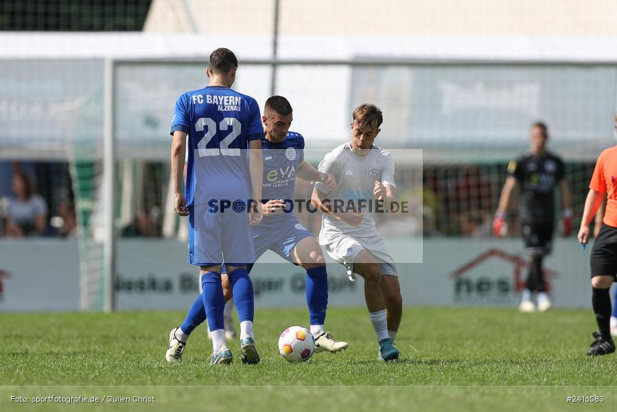 Sportgelände, Haibach, 23.06.2024, sport, action, BFV, Fussball, Regionalliga Bayern, Hessenliga, Finale, Maulaff Bräu Cup, FCB, SVA, FC Bayern Alzenau, SV Viktoria Aschaffenburg - Bild-ID: 2416583