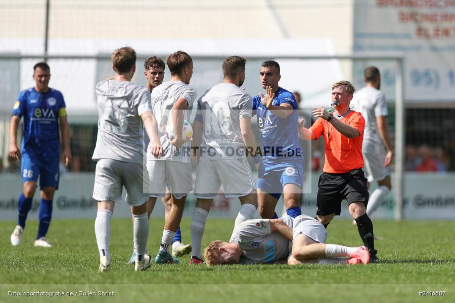 Sportgelände, Haibach, 23.06.2024, sport, action, BFV, Fussball, Regionalliga Bayern, Hessenliga, Finale, Maulaff Bräu Cup, FCB, SVA, FC Bayern Alzenau, SV Viktoria Aschaffenburg - Bild-ID: 2416587