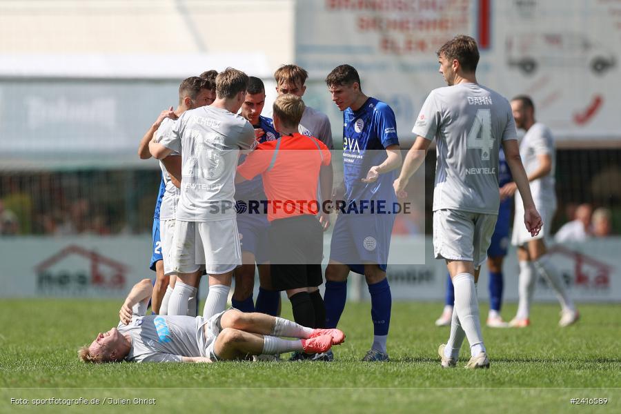 Sportgelände, Haibach, 23.06.2024, sport, action, BFV, Fussball, Regionalliga Bayern, Hessenliga, Finale, Maulaff Bräu Cup, FCB, SVA, FC Bayern Alzenau, SV Viktoria Aschaffenburg - Bild-ID: 2416589