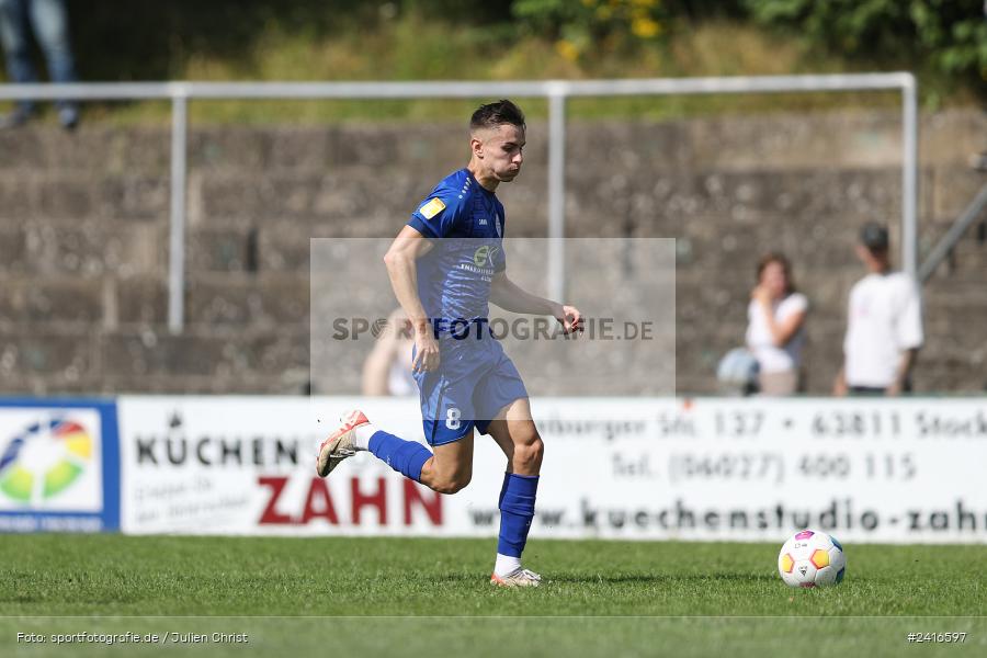 Sportgelände, Haibach, 23.06.2024, sport, action, BFV, Fussball, Regionalliga Bayern, Hessenliga, Finale, Maulaff Bräu Cup, FCB, SVA, FC Bayern Alzenau, SV Viktoria Aschaffenburg - Bild-ID: 2416597