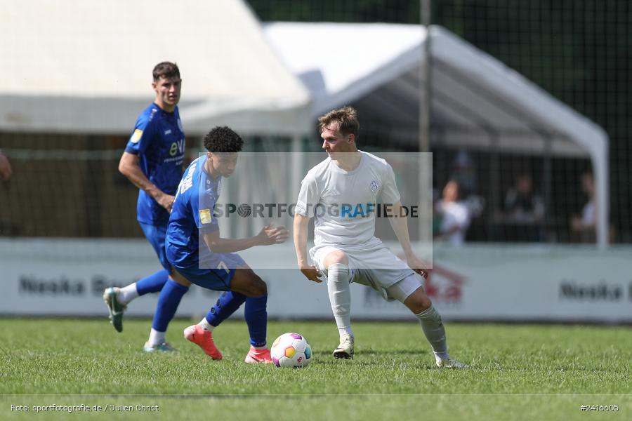 Sportgelände, Haibach, 23.06.2024, sport, action, BFV, Fussball, Regionalliga Bayern, Hessenliga, Finale, Maulaff Bräu Cup, FCB, SVA, FC Bayern Alzenau, SV Viktoria Aschaffenburg - Bild-ID: 2416605
