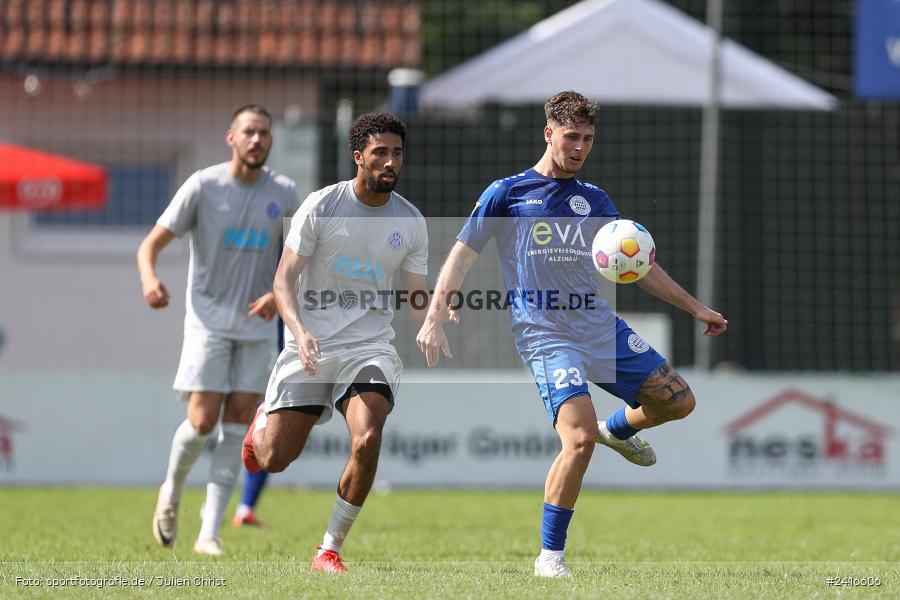 Sportgelände, Haibach, 23.06.2024, sport, action, BFV, Fussball, Regionalliga Bayern, Hessenliga, Finale, Maulaff Bräu Cup, FCB, SVA, FC Bayern Alzenau, SV Viktoria Aschaffenburg - Bild-ID: 2416606