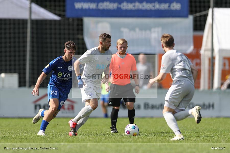 Sportgelände, Haibach, 23.06.2024, sport, action, BFV, Fussball, Regionalliga Bayern, Hessenliga, Finale, Maulaff Bräu Cup, FCB, SVA, FC Bayern Alzenau, SV Viktoria Aschaffenburg - Bild-ID: 2416607