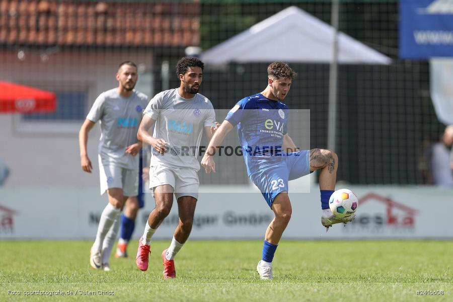 Sportgelände, Haibach, 23.06.2024, sport, action, BFV, Fussball, Regionalliga Bayern, Hessenliga, Finale, Maulaff Bräu Cup, FCB, SVA, FC Bayern Alzenau, SV Viktoria Aschaffenburg - Bild-ID: 2416608