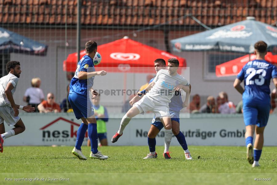 Sportgelände, Haibach, 23.06.2024, sport, action, BFV, Fussball, Regionalliga Bayern, Hessenliga, Finale, Maulaff Bräu Cup, FCB, SVA, FC Bayern Alzenau, SV Viktoria Aschaffenburg - Bild-ID: 2416609
