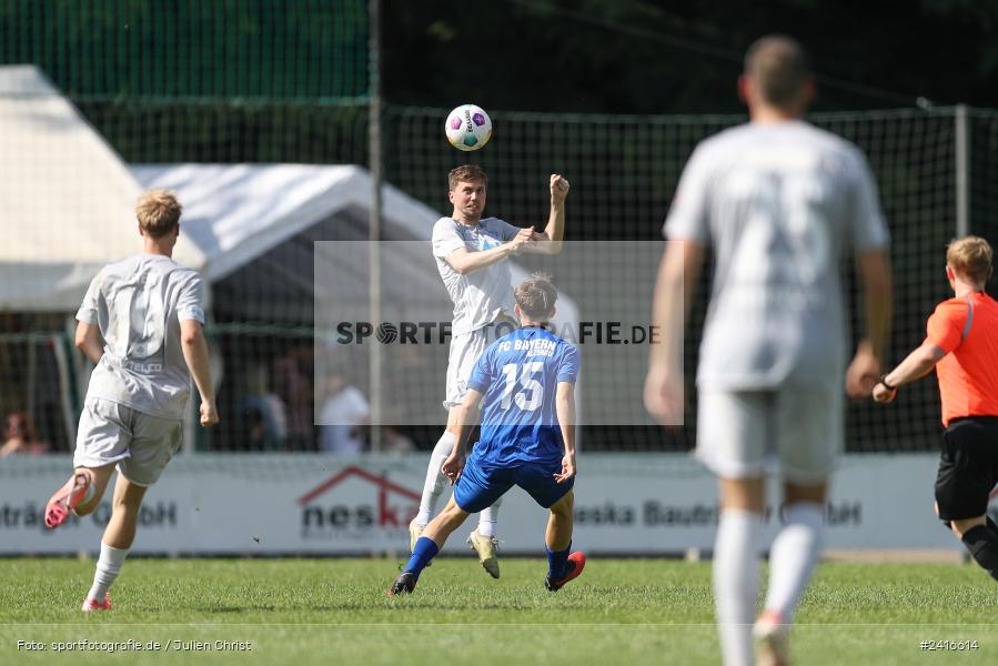 Sportgelände, Haibach, 23.06.2024, sport, action, BFV, Fussball, Regionalliga Bayern, Hessenliga, Finale, Maulaff Bräu Cup, FCB, SVA, FC Bayern Alzenau, SV Viktoria Aschaffenburg - Bild-ID: 2416614