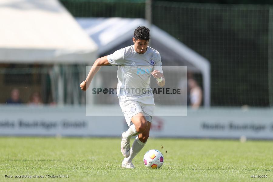 Sportgelände, Haibach, 23.06.2024, sport, action, BFV, Fussball, Regionalliga Bayern, Hessenliga, Finale, Maulaff Bräu Cup, FCB, SVA, FC Bayern Alzenau, SV Viktoria Aschaffenburg - Bild-ID: 2416639