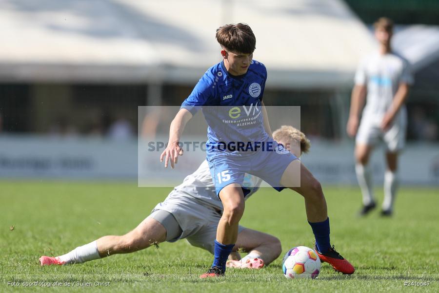 Sportgelände, Haibach, 23.06.2024, sport, action, BFV, Fussball, Regionalliga Bayern, Hessenliga, Finale, Maulaff Bräu Cup, FCB, SVA, FC Bayern Alzenau, SV Viktoria Aschaffenburg - Bild-ID: 2416647