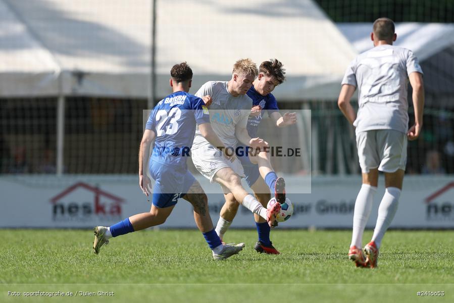 Sportgelände, Haibach, 23.06.2024, sport, action, BFV, Fussball, Regionalliga Bayern, Hessenliga, Finale, Maulaff Bräu Cup, FCB, SVA, FC Bayern Alzenau, SV Viktoria Aschaffenburg - Bild-ID: 2416653 Sportgelände, Haibach, 23.06.2024, sport, action, BFV, Fussball, Regionalliga Bayern, Hessenliga, Finale, Maulaff Bräu Cup, FCB, SVA, FC Bayern Alzenau, SV Viktoria Aschaffenburg - Bild-ID: 2416653