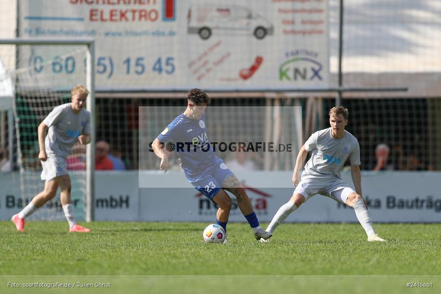Sportgelände, Haibach, 23.06.2024, sport, action, BFV, Fussball, Regionalliga Bayern, Hessenliga, Finale, Maulaff Bräu Cup, FCB, SVA, FC Bayern Alzenau, SV Viktoria Aschaffenburg - Bild-ID: 2416661