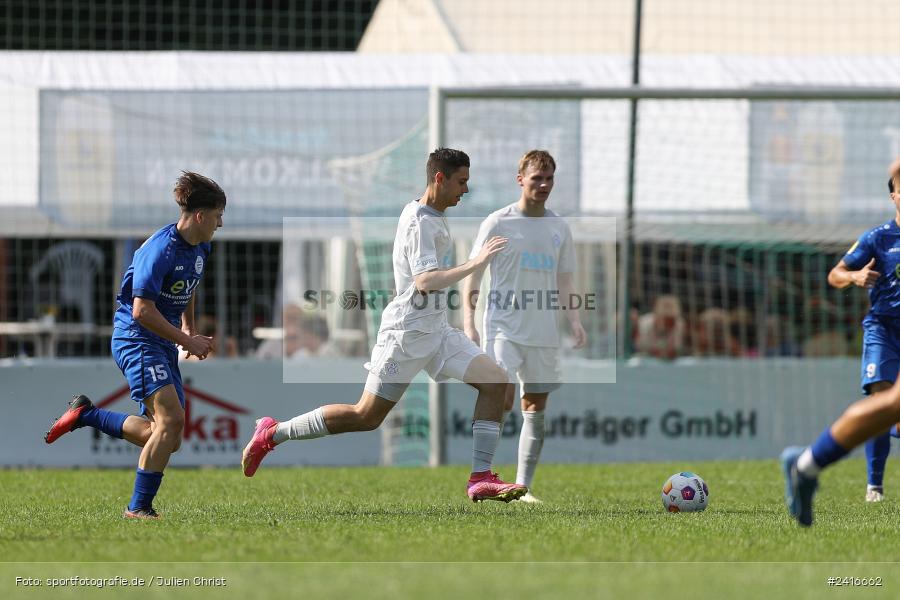 Sportgelände, Haibach, 23.06.2024, sport, action, BFV, Fussball, Regionalliga Bayern, Hessenliga, Finale, Maulaff Bräu Cup, FCB, SVA, FC Bayern Alzenau, SV Viktoria Aschaffenburg - Bild-ID: 2416662