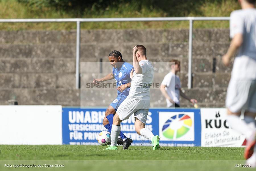 Sportgelände, Haibach, 23.06.2024, sport, action, BFV, Fussball, Regionalliga Bayern, Hessenliga, Finale, Maulaff Bräu Cup, FCB, SVA, FC Bayern Alzenau, SV Viktoria Aschaffenburg - Bild-ID: 2416663