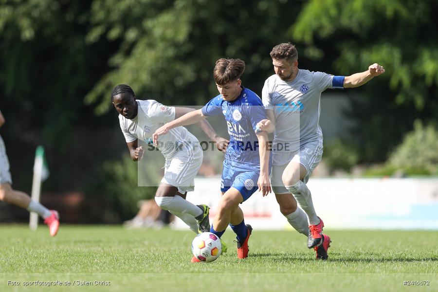 Sportgelände, Haibach, 23.06.2024, sport, action, BFV, Fussball, Regionalliga Bayern, Hessenliga, Finale, Maulaff Bräu Cup, FCB, SVA, FC Bayern Alzenau, SV Viktoria Aschaffenburg - Bild-ID: 2416672