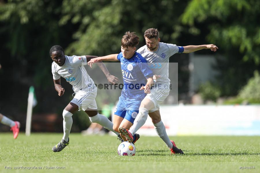 Sportgelände, Haibach, 23.06.2024, sport, action, BFV, Fussball, Regionalliga Bayern, Hessenliga, Finale, Maulaff Bräu Cup, FCB, SVA, FC Bayern Alzenau, SV Viktoria Aschaffenburg - Bild-ID: 2416674