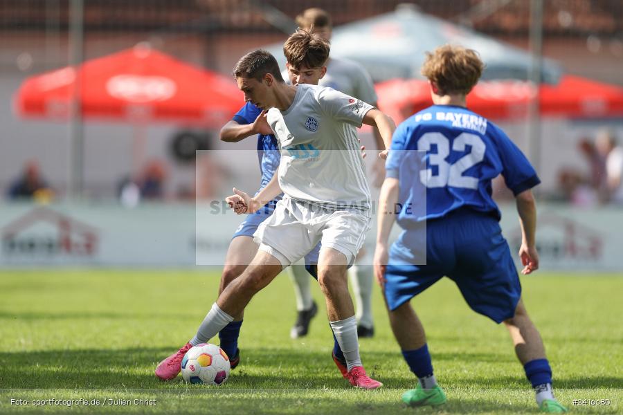 Sportgelände, Haibach, 23.06.2024, sport, action, BFV, Fussball, Regionalliga Bayern, Hessenliga, Finale, Maulaff Bräu Cup, FCB, SVA, FC Bayern Alzenau, SV Viktoria Aschaffenburg - Bild-ID: 2416680