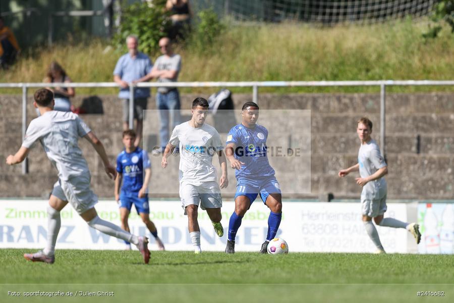 Sportgelände, Haibach, 23.06.2024, sport, action, BFV, Fussball, Regionalliga Bayern, Hessenliga, Finale, Maulaff Bräu Cup, FCB, SVA, FC Bayern Alzenau, SV Viktoria Aschaffenburg - Bild-ID: 2416682